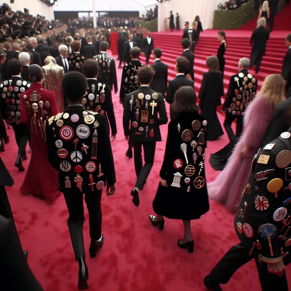 Be Good Pins at Golden Globes 2026